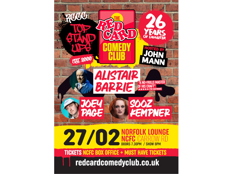 Red Card Comedy - Feb 26